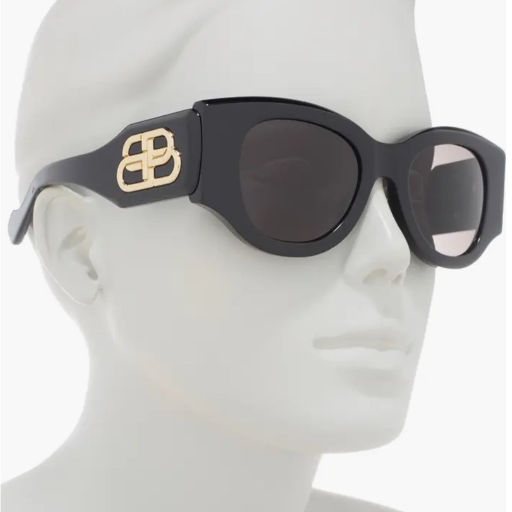 Balenciaga  Authentic Sunglasses with Gold Accent
